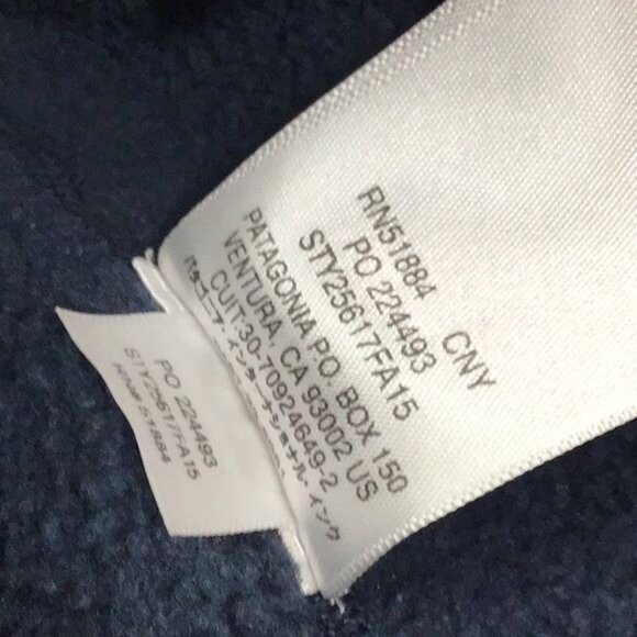 Patagonia Womans XS 1/4 Zip Better Sweater Classic Navy - Picture 8 of 8